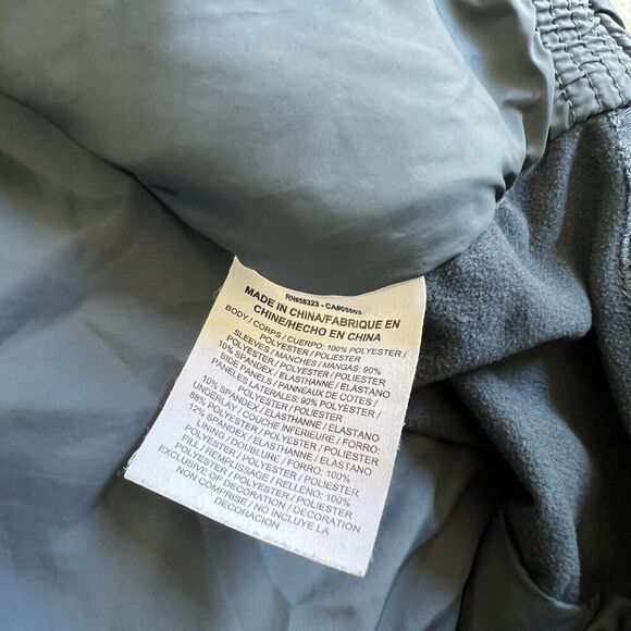 Nike Running Women’s Full Zip Jacket Bluish Gray Size Large Puffer Zip Pockets - Picture 7 of 9